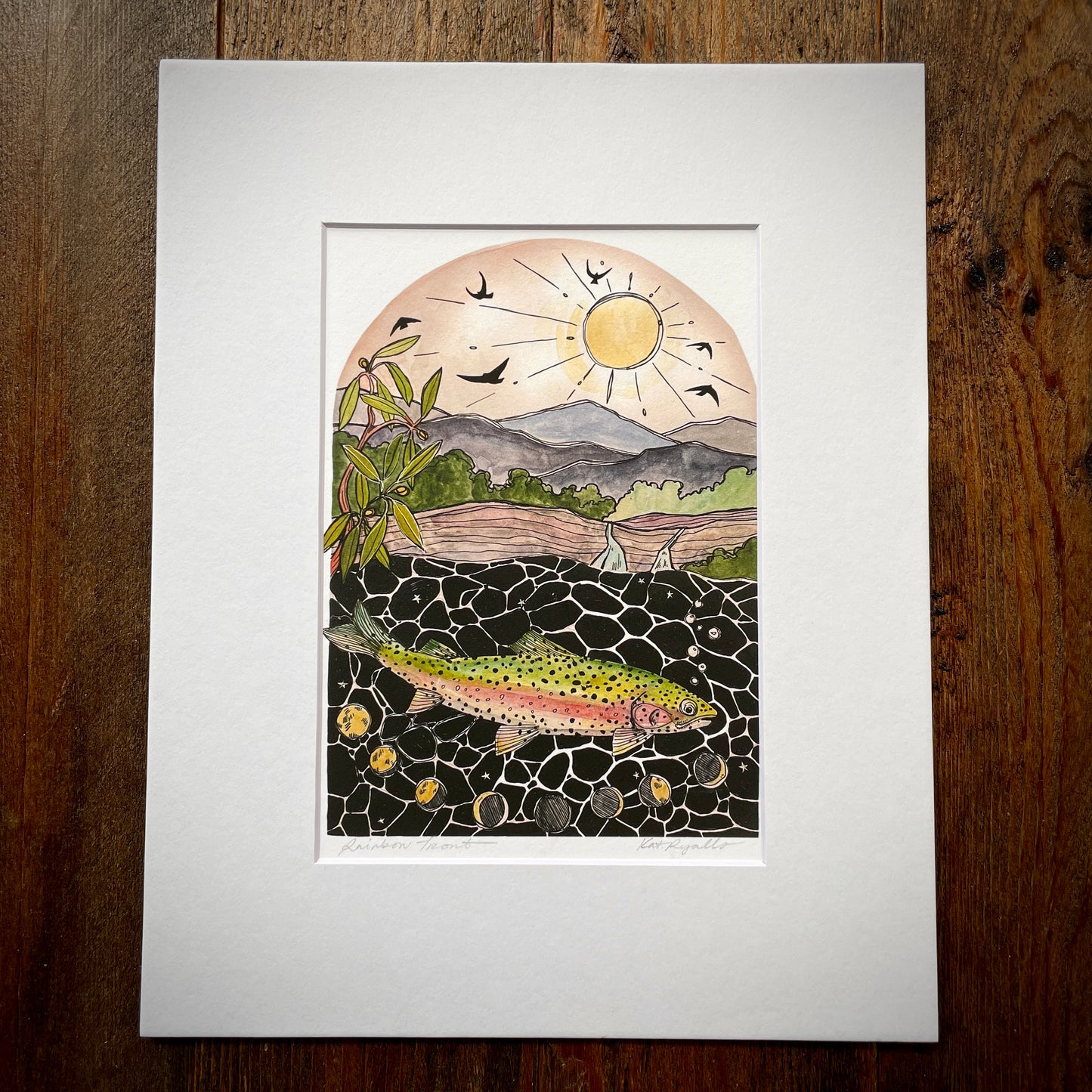 Rainbow Trout PRINT 5x7, 8x10, 11x14”