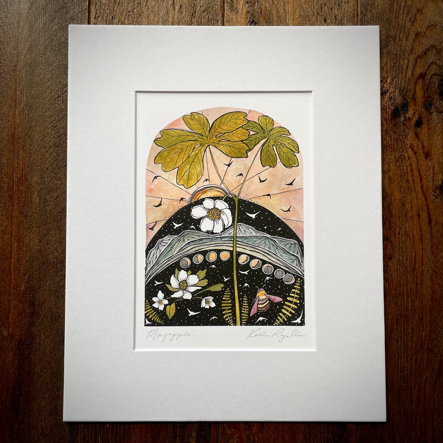 Mayapple Moons PRINT 5x7, 8x10, 11x14”
