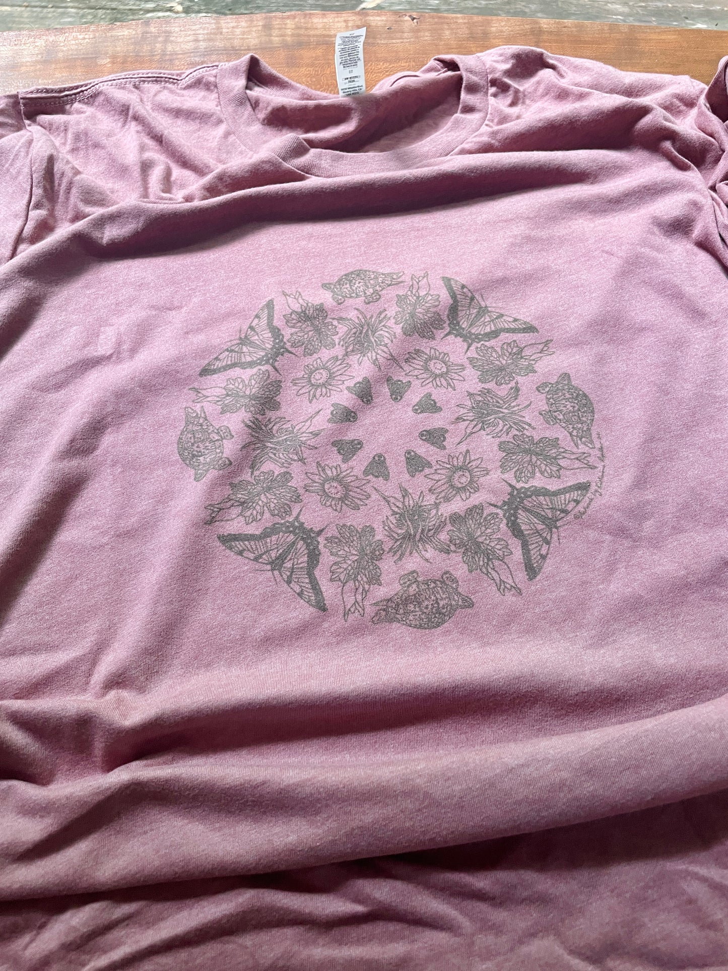 Nature Kaleidoscope illustration T-Shirt
