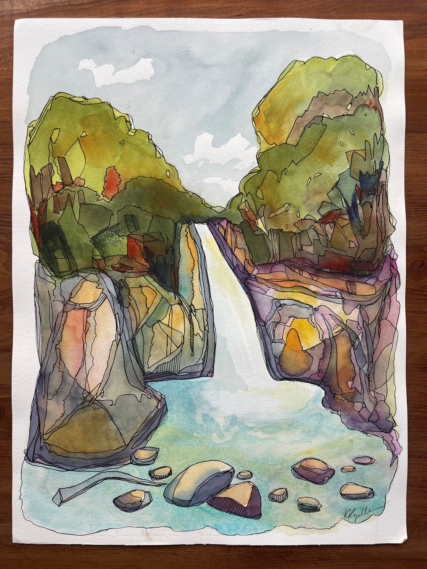 Summer Waterfalls PRINT