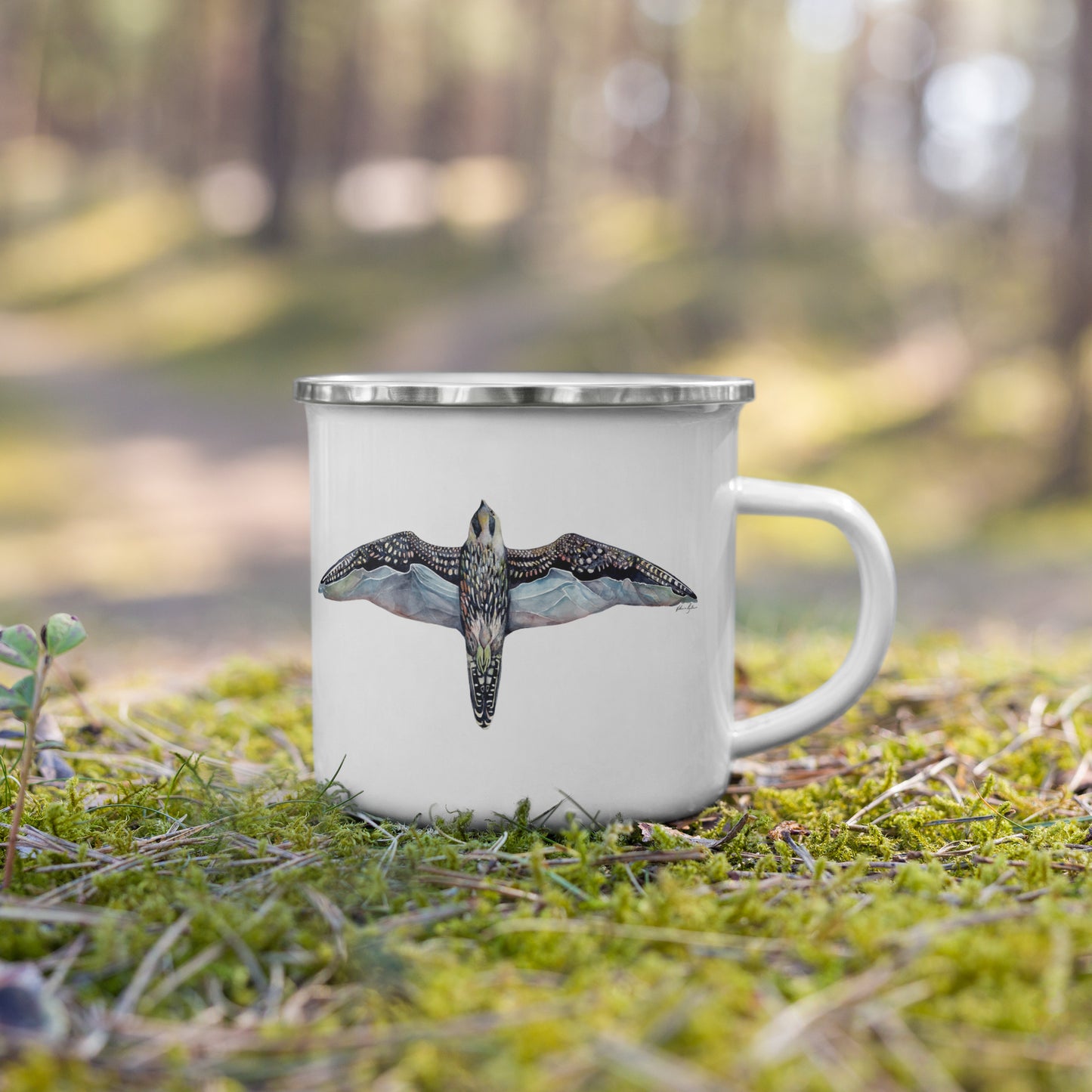 Peregrine Linville Gorge Enamel Mug