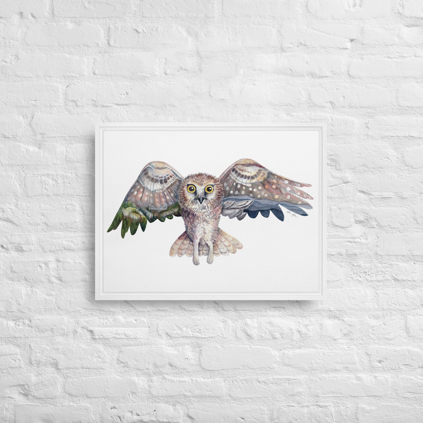 Grandfather Mountain, Framed CANVAS PRINT