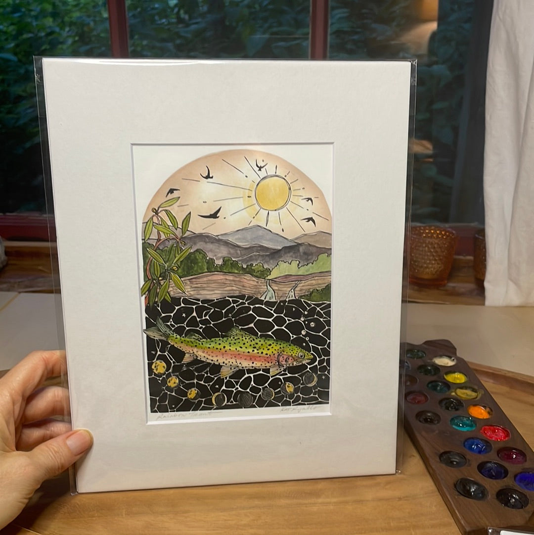 Rainbow Trout PRINT 5x7, 8x10, 11x14”