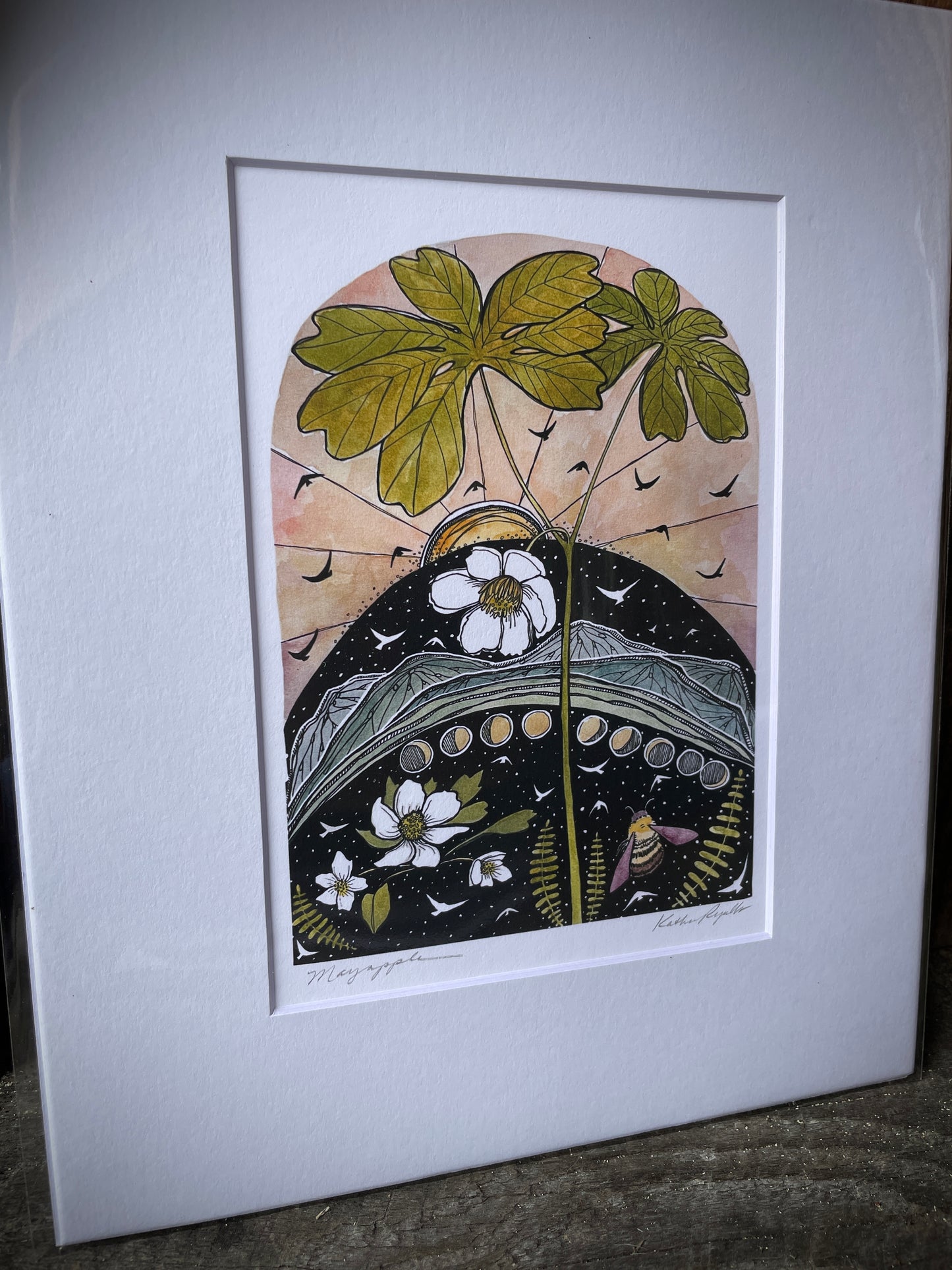 Mayapple Moons PRINT 5x7, 8x10, 11x14”