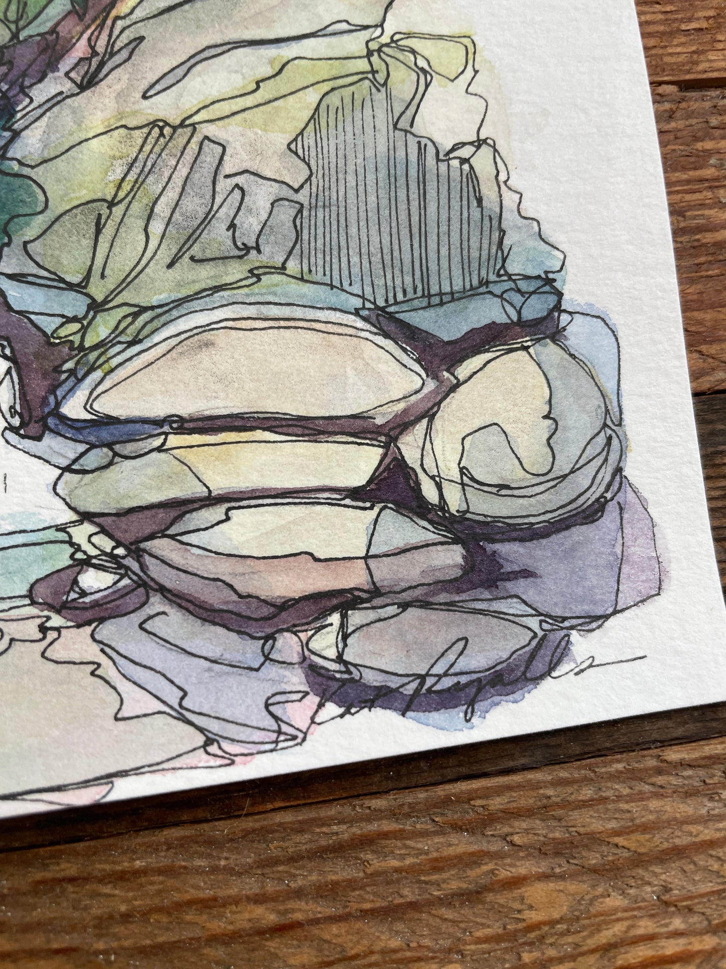 Bynum Bluff, Linville Gorge ORIGINAL 9x12"