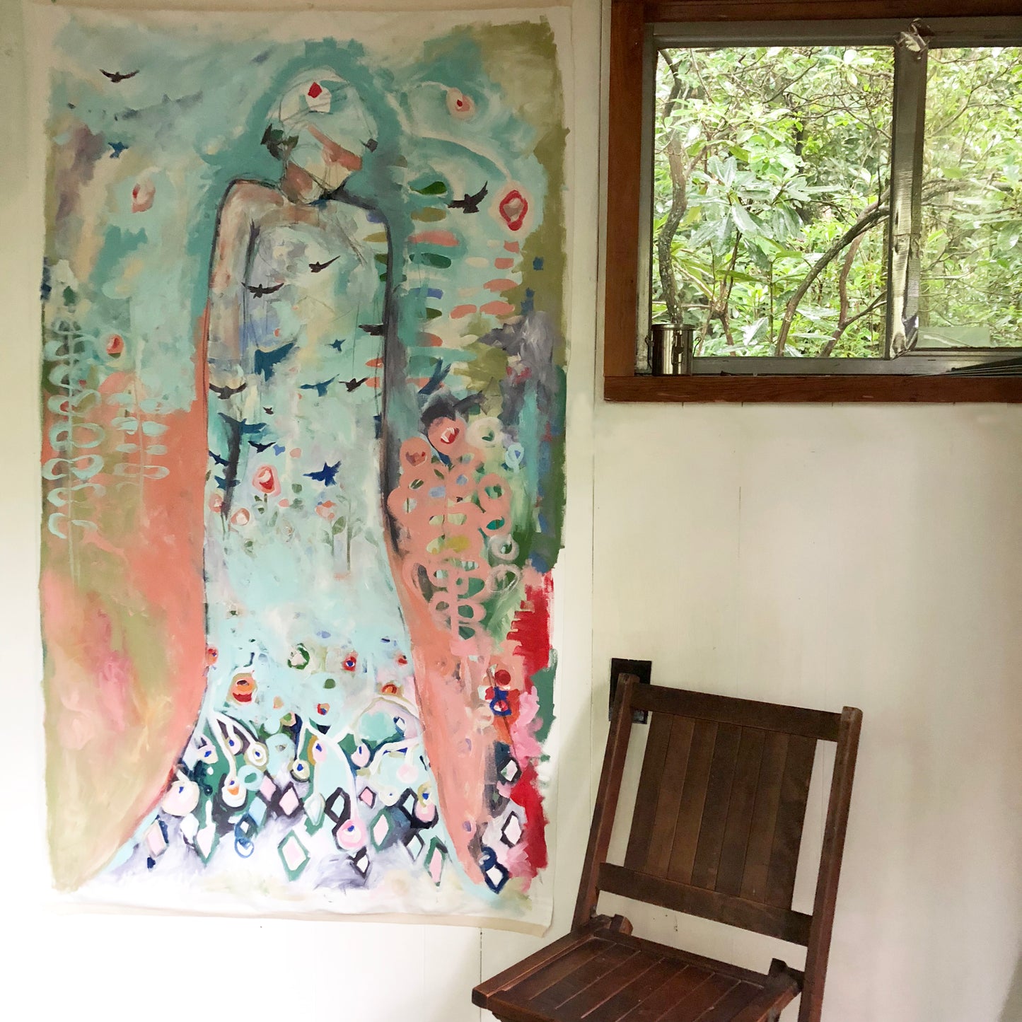 Beauty Wells Up Within ORIGINAL 36 x 63"