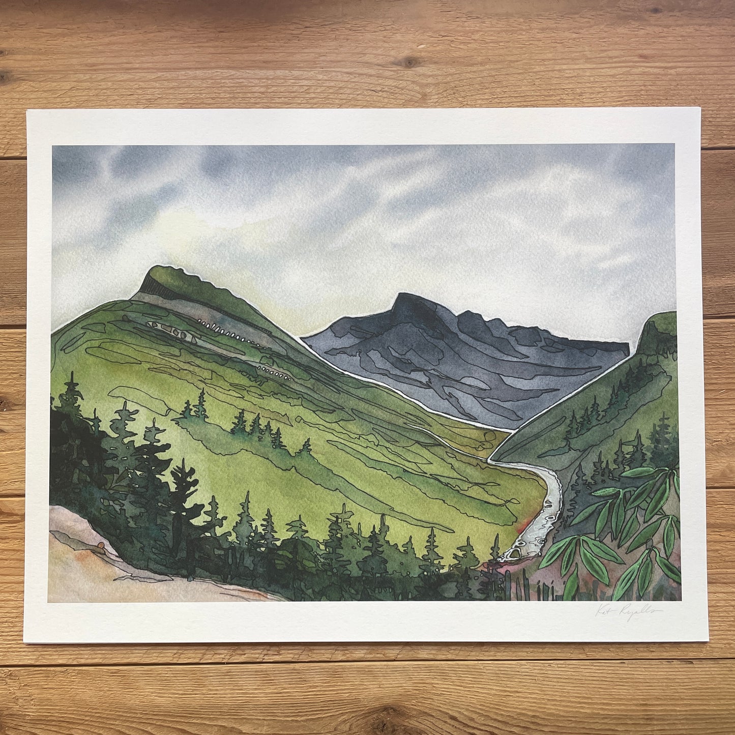 Linville Gorge from Babel Tower ORIGINAL & PRINTS 5x7, 8x10, 11x14”