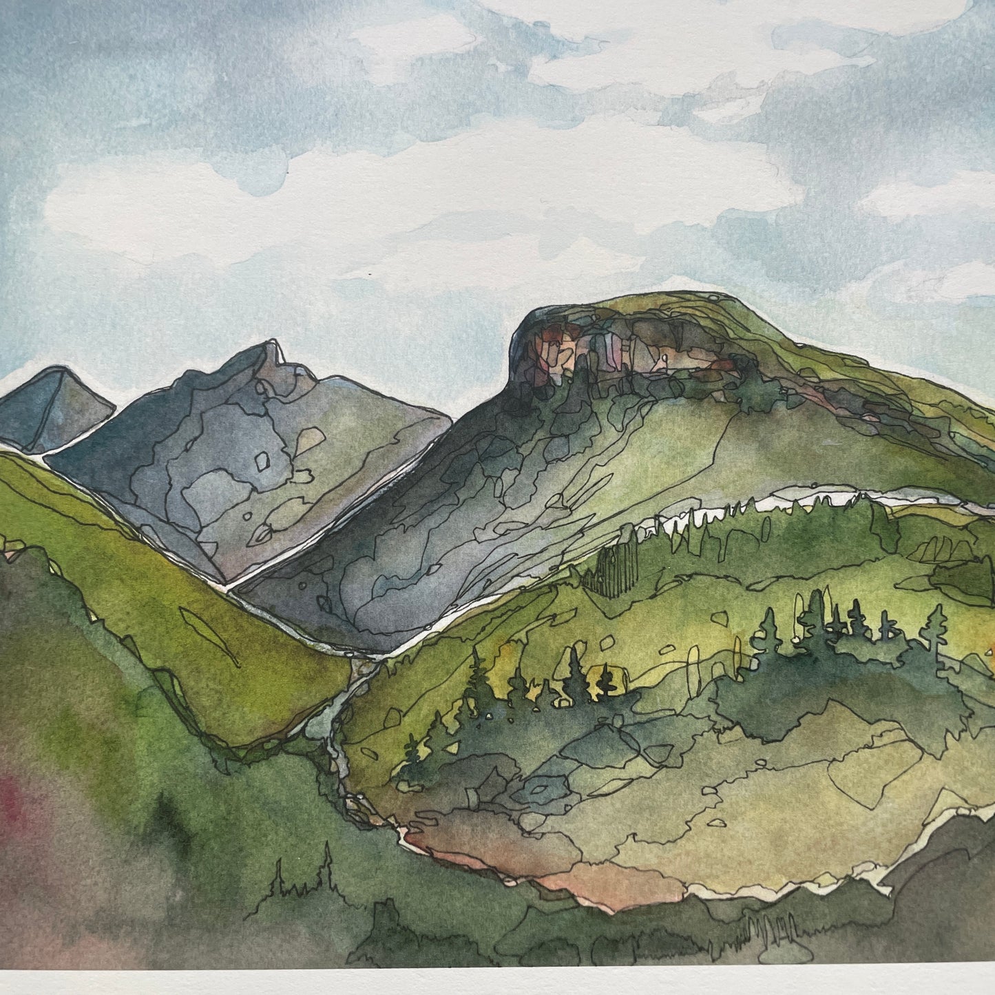 Shortoff Mountain, Linville Gorge PRINT 5x7, 8x10, 11x14”
