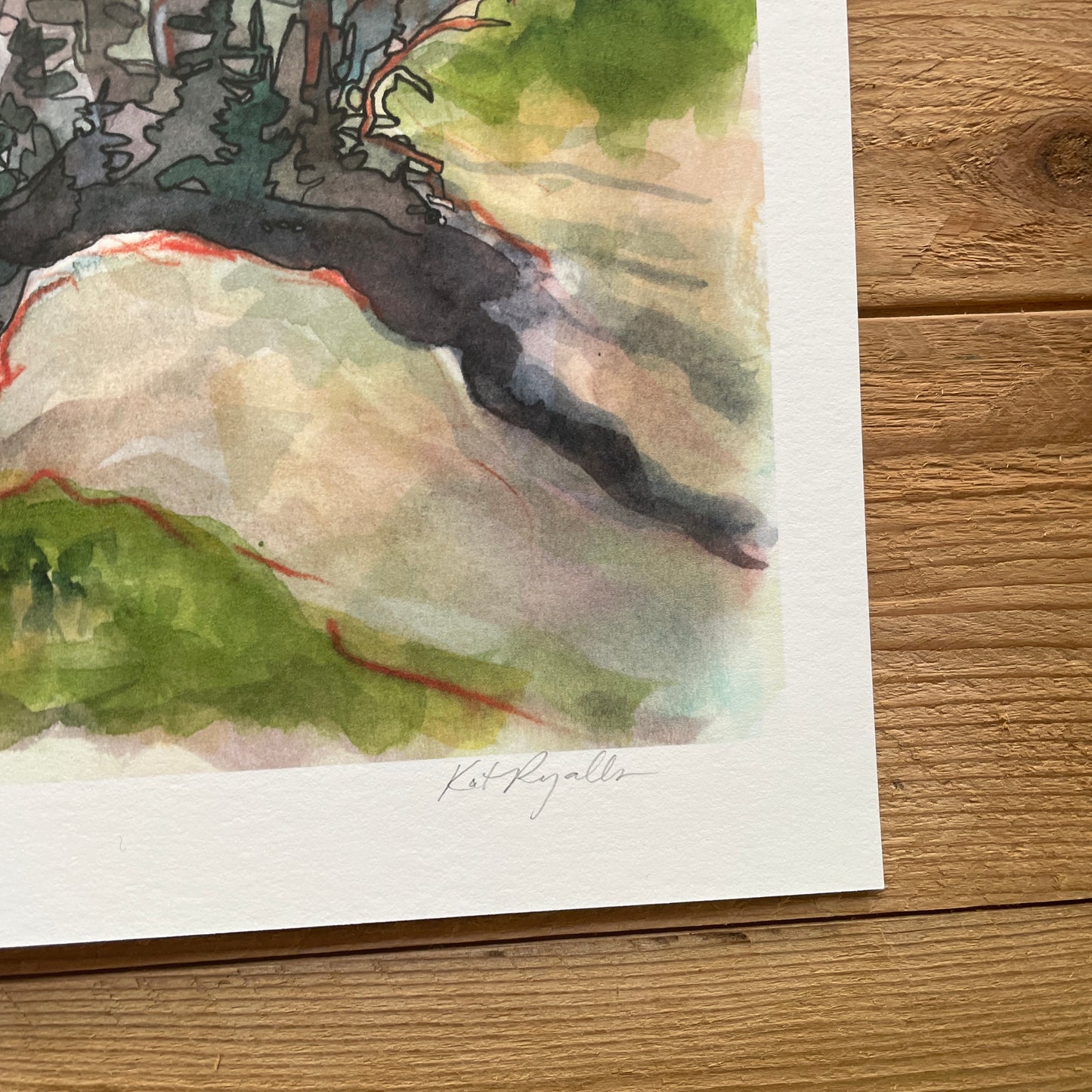 Table Rock from the Chimneys, Linville Gorge PRINT 5x7, 8x10, 11x14”