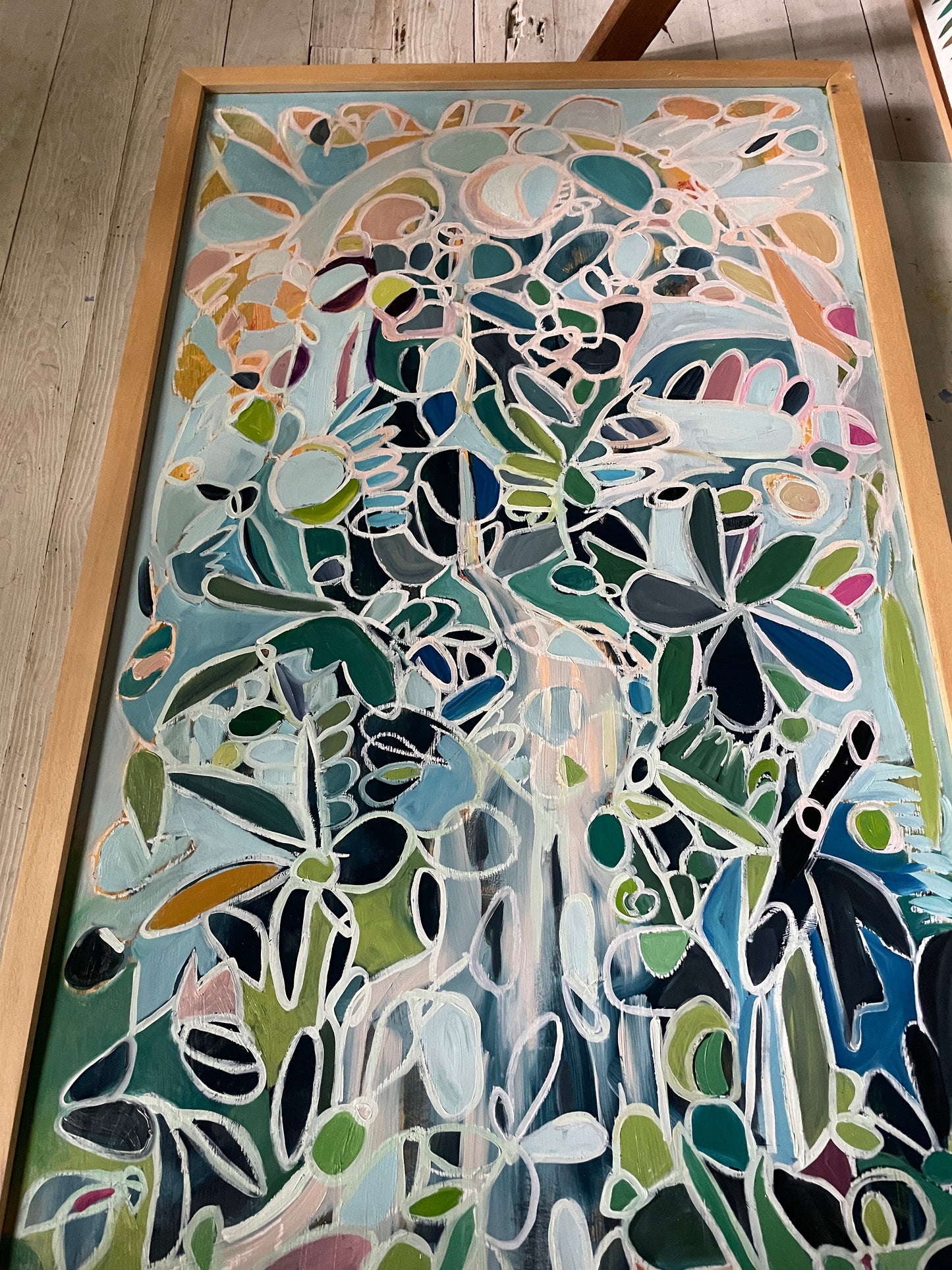 How The River Can’t Wait to Reach the Ocean ORIGINAL oil painting