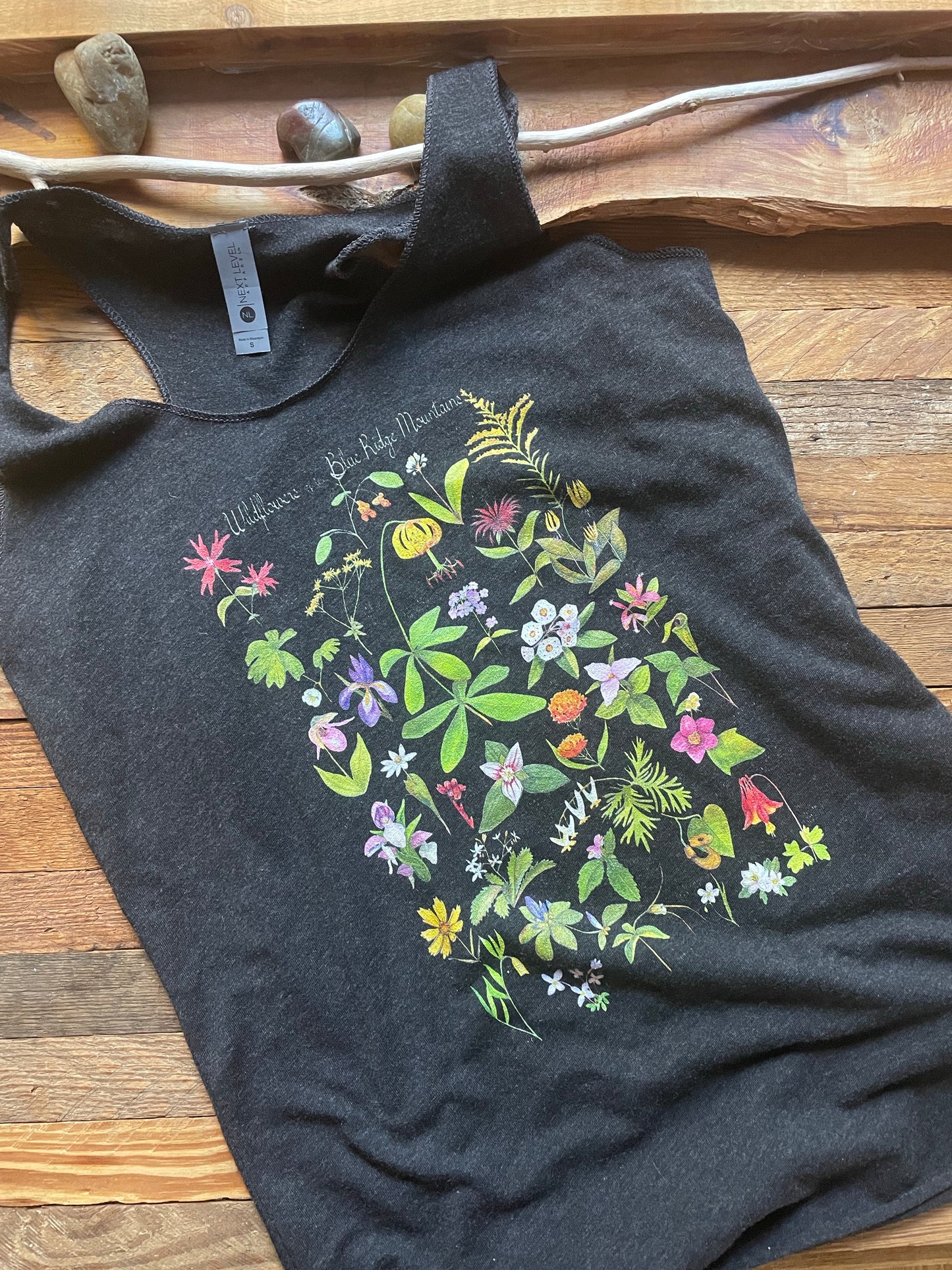 Wildflowers of the Blue Ridge Women's Racerback TANKTOP
