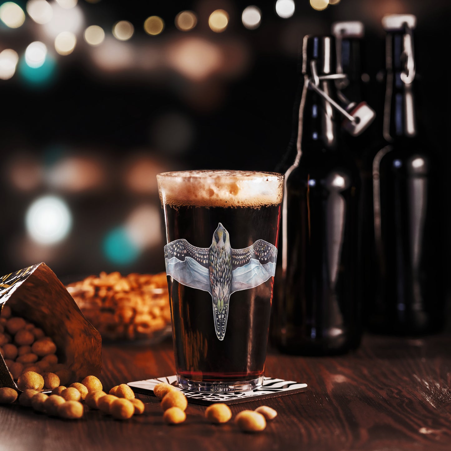 Linville Gorge, Peregrine Shaker pint glass