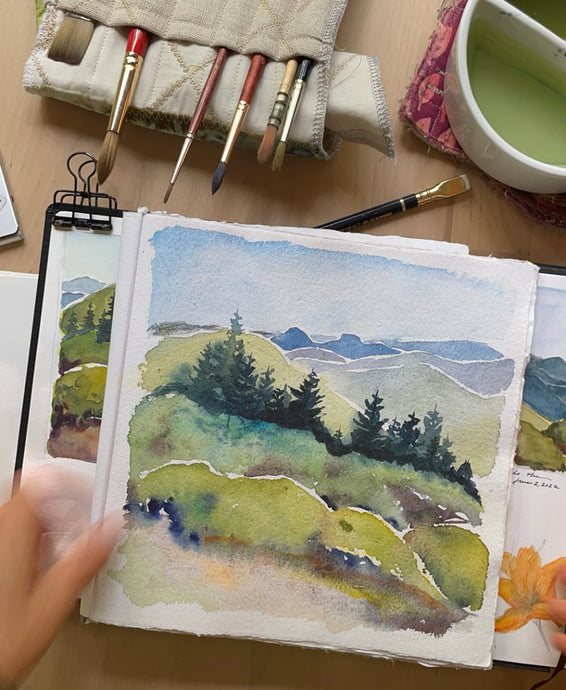 Invitation to my new Online Sketchbook Class!