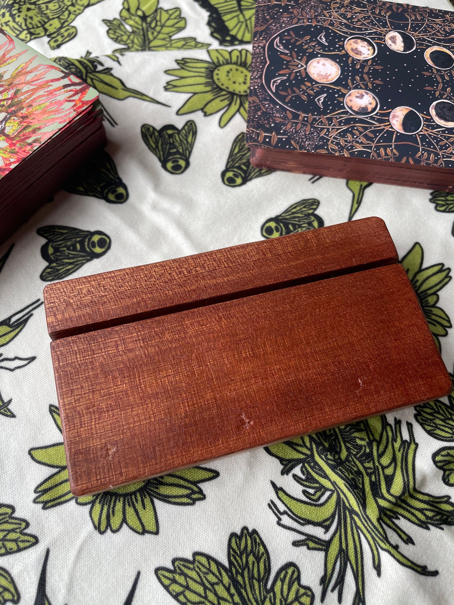 Card Holder, sapele medium