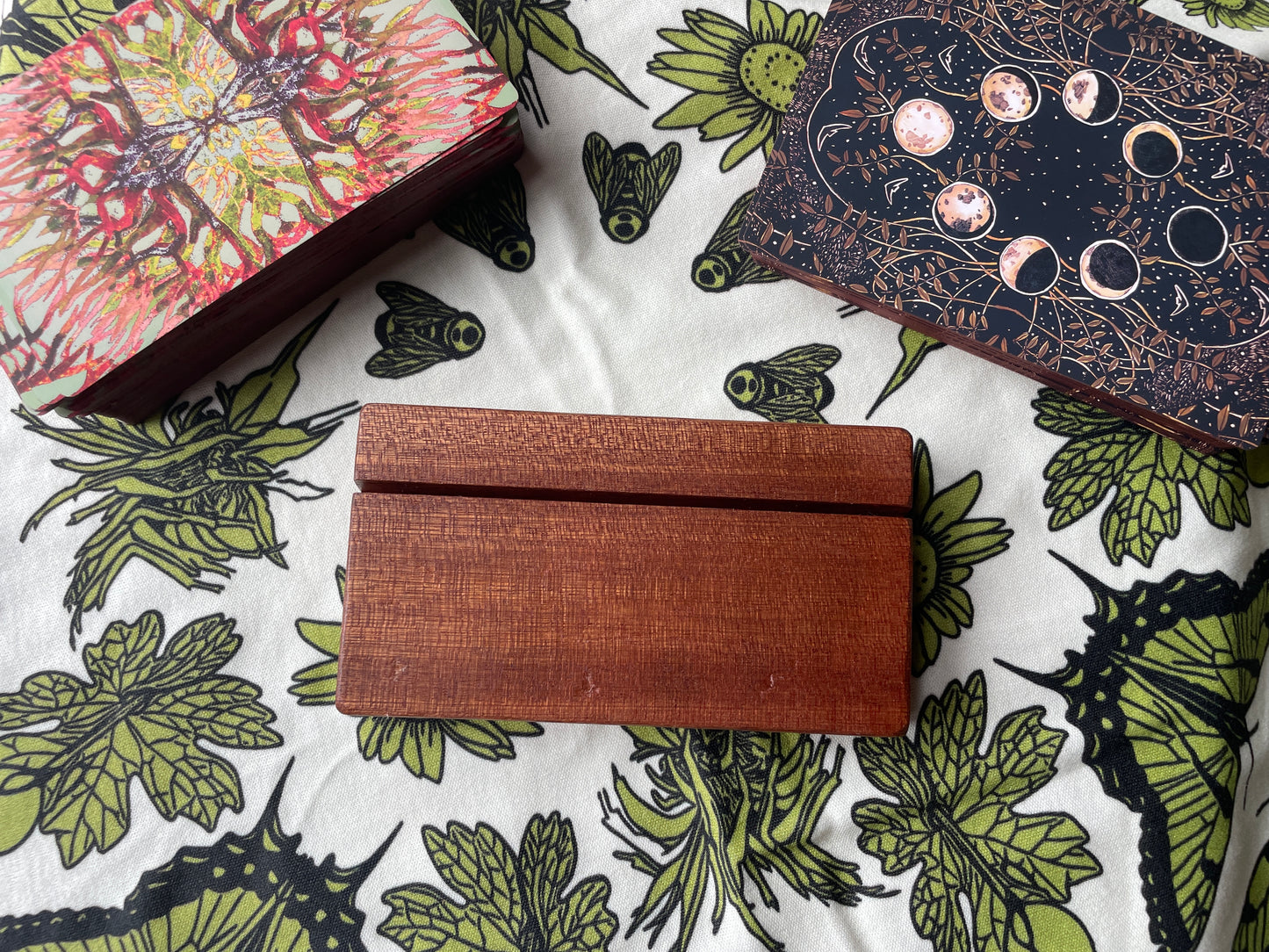 Card Holder, sapele medium