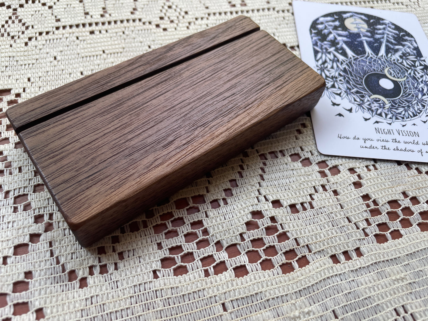 Card Holder, walnut