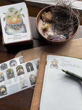 Load image into Gallery viewer, Phases &amp; Forest Washi Sticker sheet for journaling