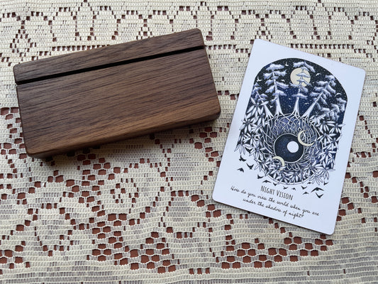 Card Holder, walnut