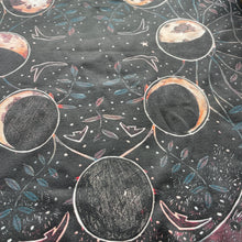 Load image into Gallery viewer, Phases &amp; Forests Moon Cycle READING CLOTH / BANDANA 19x19&quot;