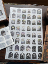 Load image into Gallery viewer, Phases &amp; Forest Washi Sticker sheet for journaling