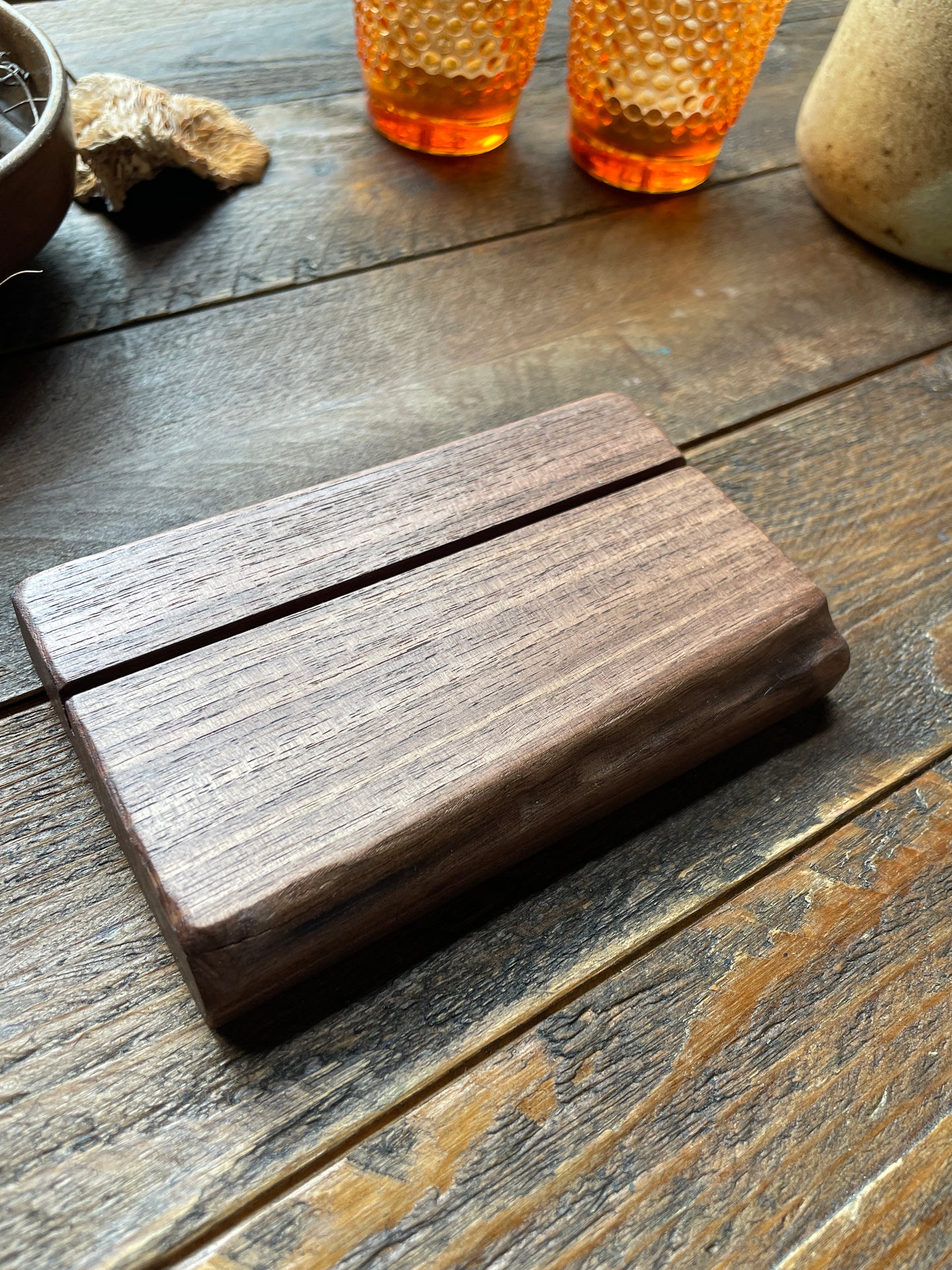 Card Holder, walnut small