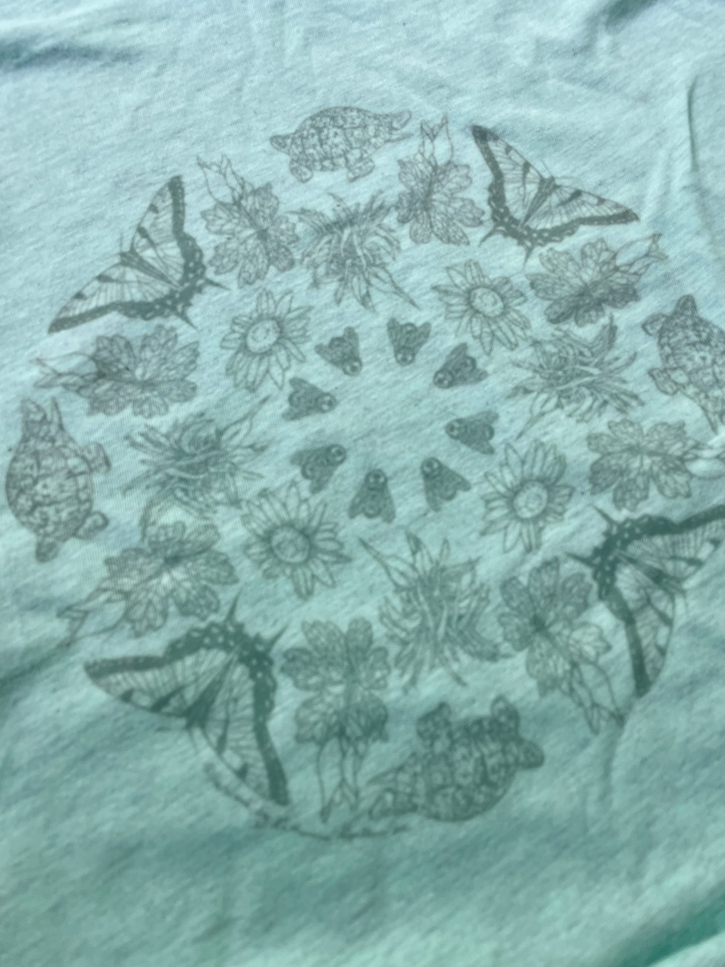 Nature Kaleidoscope illustration T-Shirt