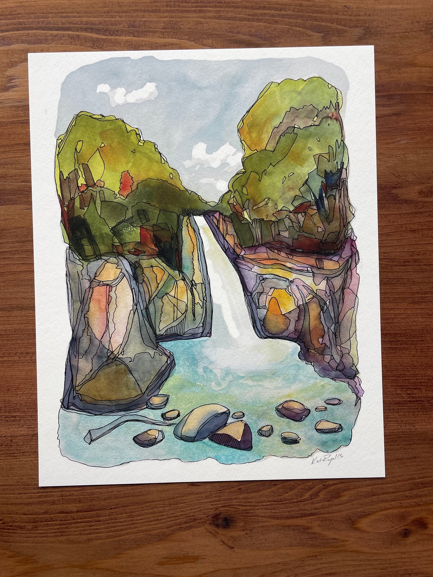 Summer Waterfalls PRINT