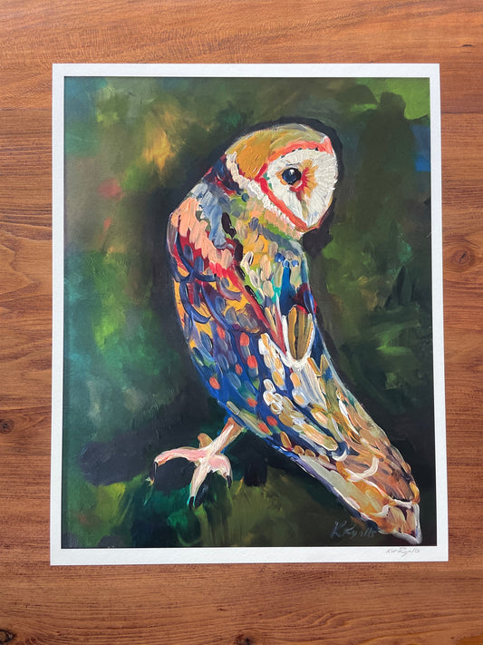 Serenity the Barn Owl PRINT