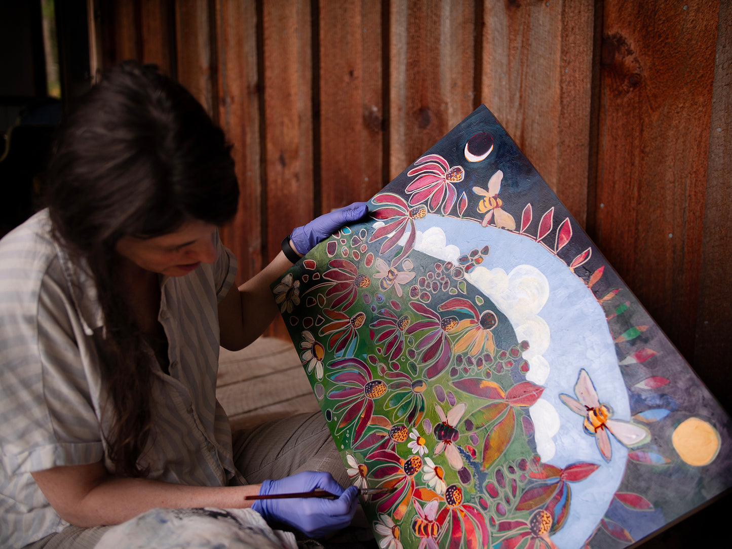 Heart Devoted to Beauty ORIGINAL painting