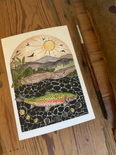 Load image into Gallery viewer, Rainbow Trout  PRINT 5x7, 8x10, 11x14”