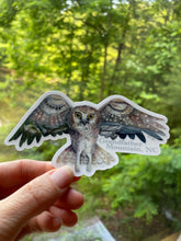 Load image into Gallery viewer, Grandfather Mountain saw-whet owl vinyl decal