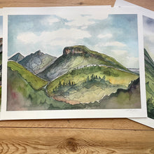 Load image into Gallery viewer, Shortoff Mountain, Linville Gorge ORIGINAL 9x12&quot;
