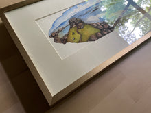 Load image into Gallery viewer, On a Rocky Shore in Scotland, framed ORIGINAL watercolor