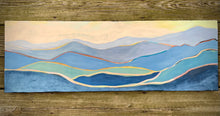 Load image into Gallery viewer, Dusk Over the Blue Ridge Mountains ORIGINAL 12x36&quot;