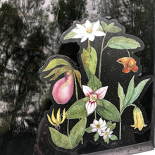 Load image into Gallery viewer, Wildflowers on clear vinyl decal