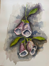 Load image into Gallery viewer, Foxglove ORIGINAL 9x12&quot;