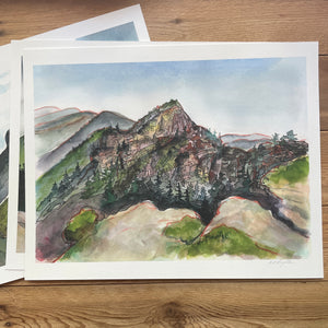 Table Rock from the Chimneys, Linville Gorge PRINT 5x7, 8x10, 11x14”