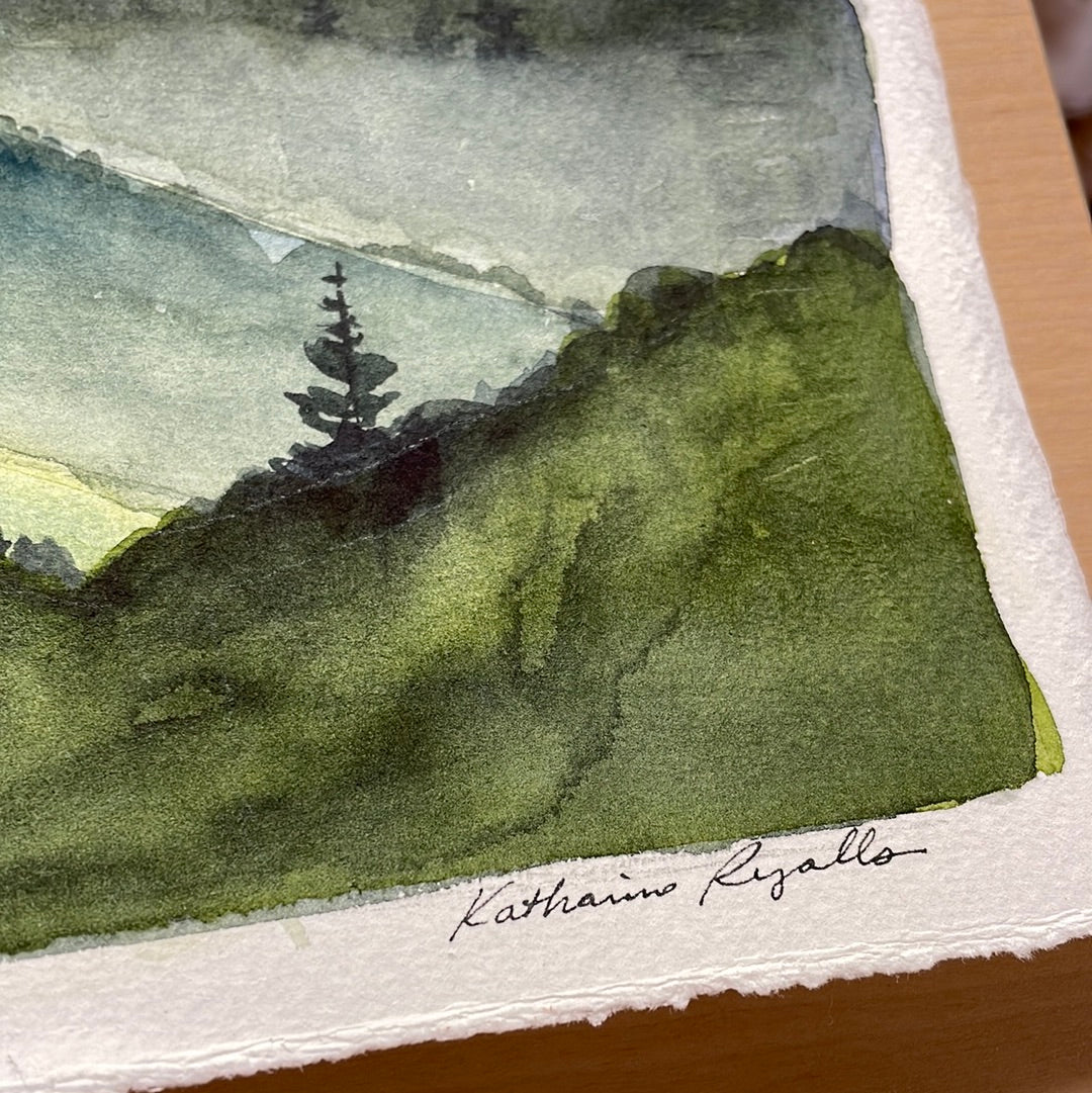 Roan Mountain, ORIGINAL watercolor