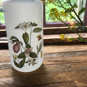 Wildflowers on clear vinyl decal