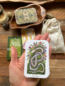 Slightly Imperfect Roots & Wings ORACLE DECK mini and full size options
