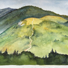 Load image into Gallery viewer, Roan Mountain, ORIGINAL watercolor
