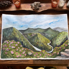 Load image into Gallery viewer, Above the River Bend”Linville Gorge ORIGINAL 22x15”