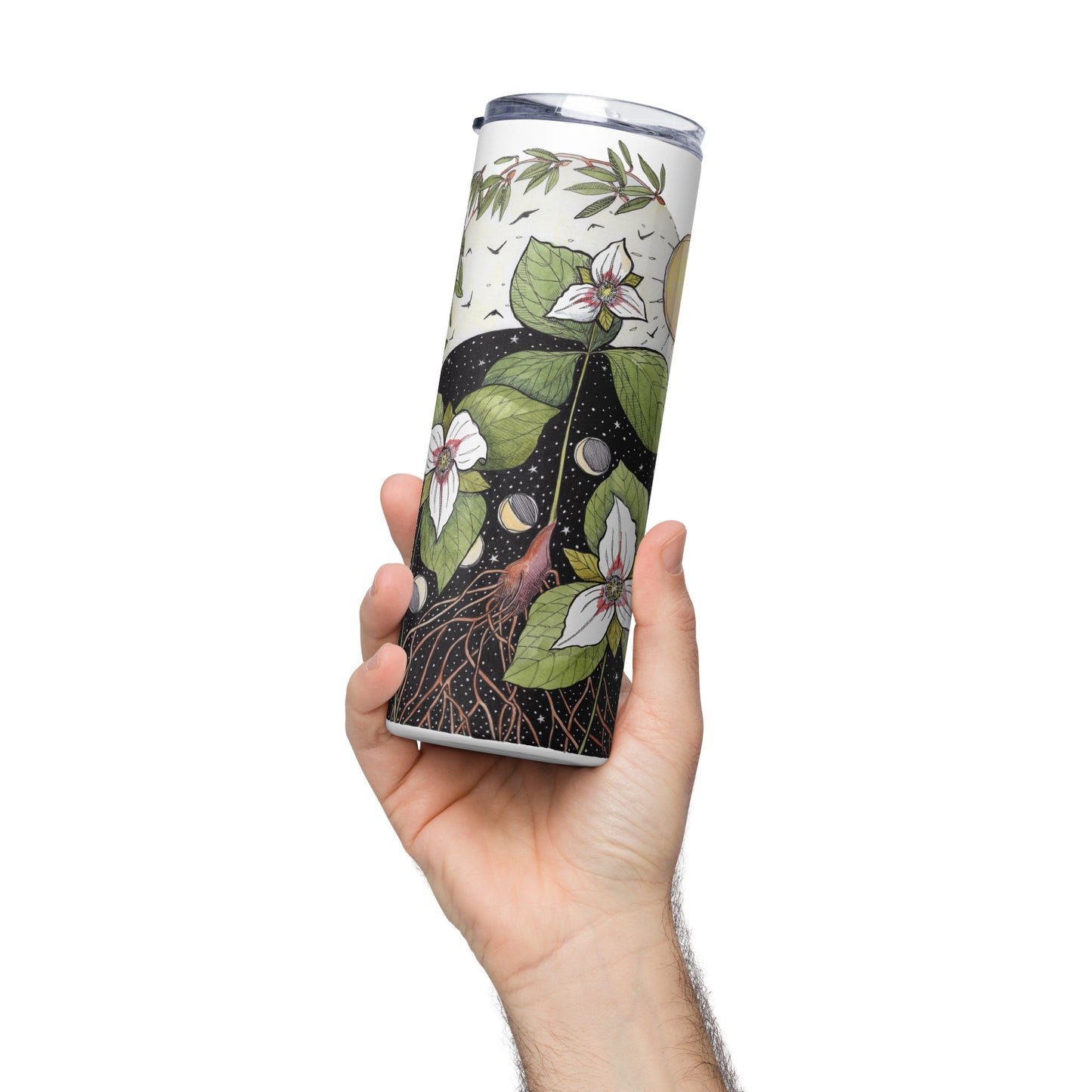 Trillium Night Forest Stainless steel tumbler