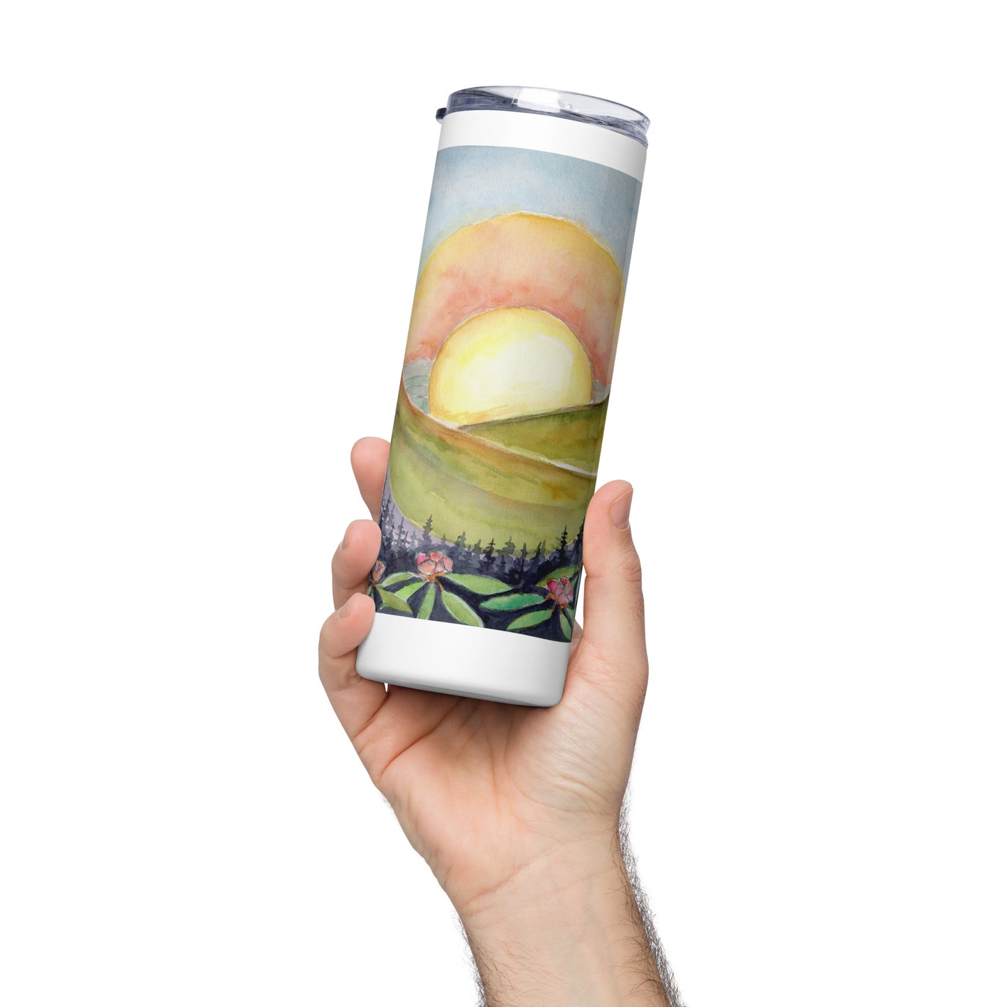 Waiting on Spring, Linville Gorge Stainless steel tumbler